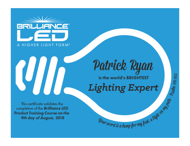 Brilliance LED Lighting Expert - Patrick Ryan