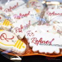 Refined Outdoor Lighting themed cookies