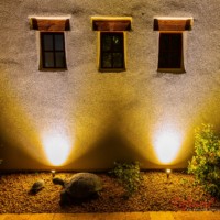 flower bed up lighting