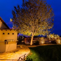 lighting exterior paver pathways around home