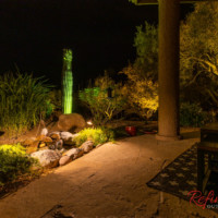 landscape lighting Phoenix desert