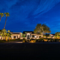 landscape lighting installation in Paradise Valley, AZ
