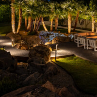 professional pathway lighting installation